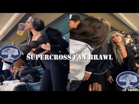 Supercross Fans Fight In Stands After Woman Flashes Crowd